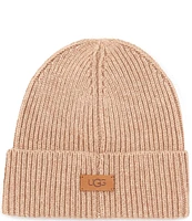 UGG® Men's Wide Cuff Ribbed Knit Beanie