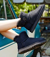 UGG Mini Bailey Button II Water-Repellent Booties