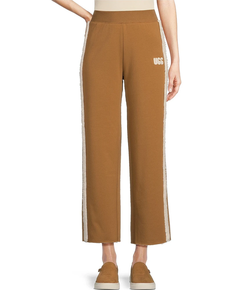 UGG® Myah Bonded Fleece Wide Leg Cropped Coordinating Pants