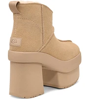 UGG New Heights Platform Mini Fur Lined Booties