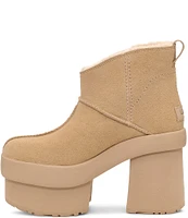 UGG New Heights Platform Mini Fur Lined Booties