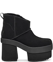 UGG New Heights Platform Mini Fur Lined Booties