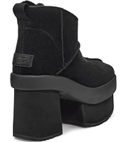 UGG New Heights Platform Mini Fur Lined Booties