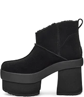 UGG New Heights Platform Mini Fur Lined Booties