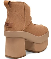 UGG New Heights Platform Mini Fur Lined Booties