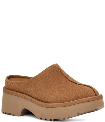 UGG New Heights Suede Clogs