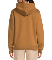 UGG Rey Fuzzy Logo Long Sleeve Hoodie