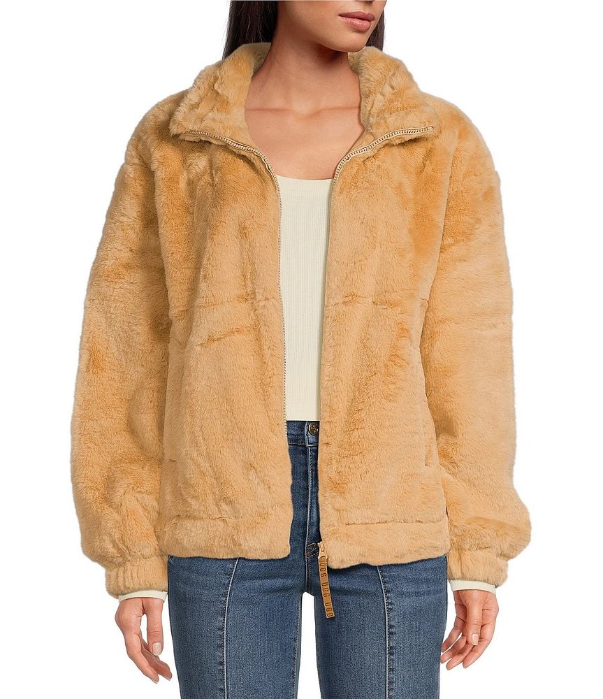 UGG Tash Faux Fur Zip Front Jacket