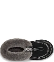 UGG Tasman Alpine Suede Fur Collar Slipper Clogs