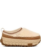 UGG Venture Daze Cozy Curly Fur Platform Slip Ons