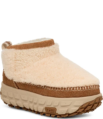 UGG Venture Daze Ultra Mini Cozy Curly Fur Platform Ankle Booties