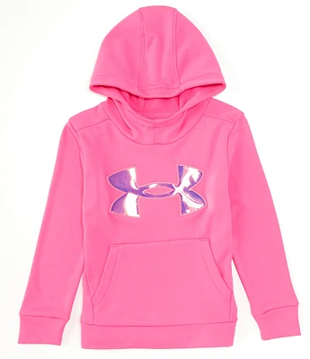 Under Armour Big Girls 7-16 Fleece Iridescent Hoodie