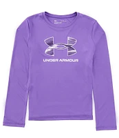 Under Armour Big Girls 7-16 Tech Big logo Long Sleeve Print T-Shirt