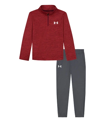 Under Armour Baby Boys 12-24 Months Long-Sleeve 1/4-Zip Twist-Tech Jacket & Coordinating Speed Tech Jogger Pant Set