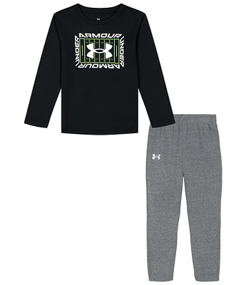 Under Armour Baby Boys 3-24 Months Long Sleeve Touchdown T-Shirt & Jogger Pant Set