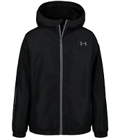 Under Armour Big Boys 8-20 Long Sleeve Manataug Windbreaker Jacket