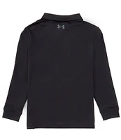 Under Armour Big Boys 8-20 Long Sleeve Match Play Polo Shirt