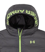 Under Armour Big Boys 8-20 Long Sleeve Pronto Colorblock Puffer Jacket