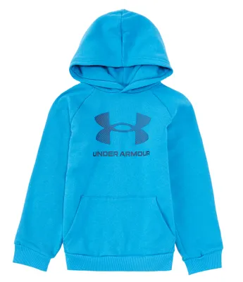 Under Armour Big Boys 8-20 Logo Long Sleeve Rival Fleece Hoodie