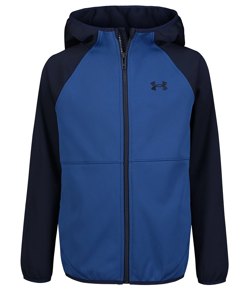 Under Armour Big Boys 8-20 Long Sleeve Sim Softshell Microfleece Inner Layer Jacket