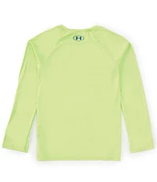 Under Armour Big Boys 8-20 Long Sleeve Tech Hybrid Fill Graphic T-Shirt