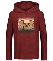 Under Armour Big Boys 8-20 Long Sleeve Twist Jersey Graphic Hoodie