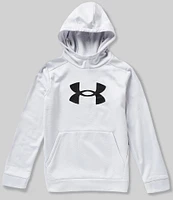 Under Armour Big Boys 8-20 Long Sleeve UA Armour Fleece Big Logo Hoodie