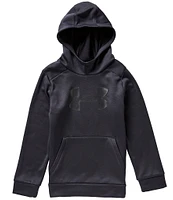 Under Armour Big Boys 8-20 Long Sleeve UA Armour Fleece Big Logo Hoodie