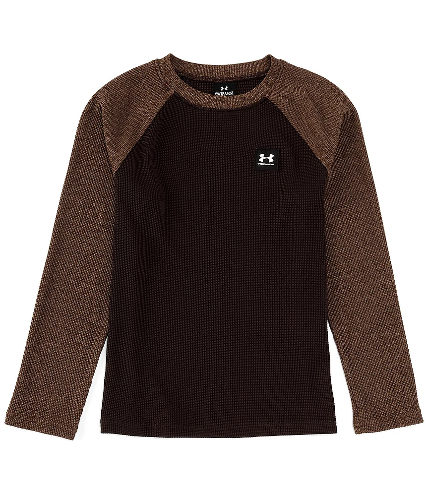 Under Armour Big Boys 8-20 Long Sleeve Waffle Thermal Shirt