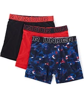 Under Armour Big Boys 8-20 Performance Tech Boxer Brief Assorted 3-Pack
