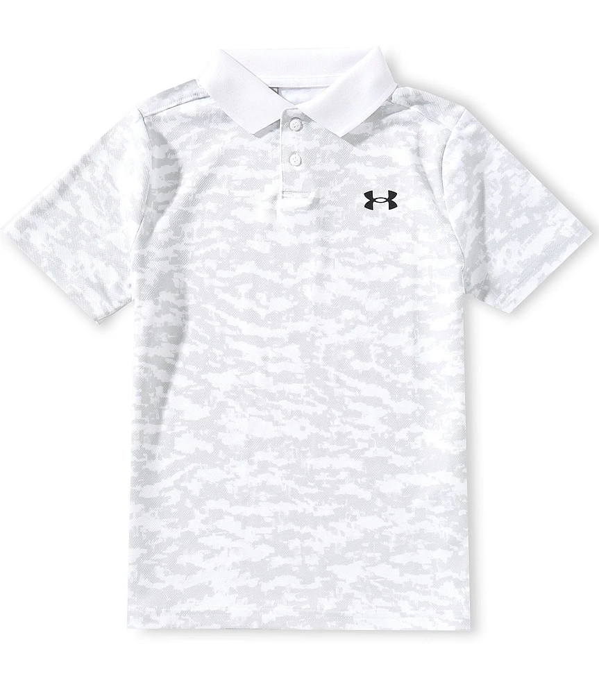Under Armour Big Boys 8-20 Printed Performance Polo Shirt