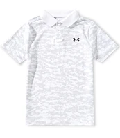 Under Armour Big Boys 8-20 Printed Performance Polo Shirt