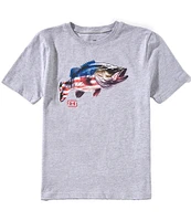 Under Armour Big Boys Short-Sleeve Americana Bass Graphic T-Shirt