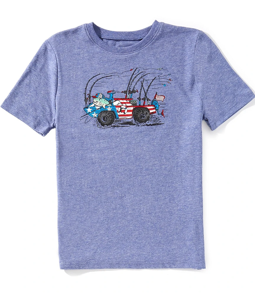 Under Armour Big Boys 8-20 Short-Sleeve Americana Car Graphic T-Shirt