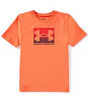 Under Armour Big Boys 8-20 Short Sleeve Boxed Sports Graphic T-Shirt