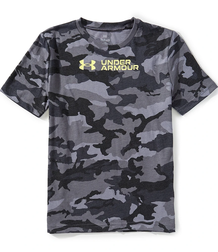 Under Armour Big Boys 8-20 Short Sleeve Camo Graphic T-Shirt