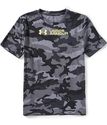 Under Armour Big Boys 8-20 Short Sleeve Camo Graphic T-Shirt