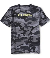 Under Armour Big Boys 8-20 Short Sleeve Camo Graphic T-Shirt