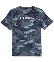 Under Armour Big Boys 8-20 Short Sleeve Camo Graphic T-Shirt