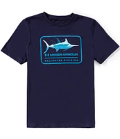 Under Armour Big Boys 8-20 Short-Sleeve Marlin Graphic T-Shirt