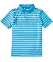 Under Armour Big Boys Short-Sleeve Performance Stripe Polo Shirt