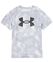 Under Armour Big Boys 8-20 Short Sleeve Tech Big Logo Printed T-Shirt