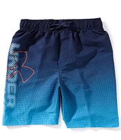 Under Armour Big Boys 8-20 Textured Logo Volley Swim Shorts