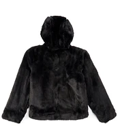 Under Armour Big Girls 7-16 Long-Sleeve Faux-Fur Fleece Hoodie Jacket