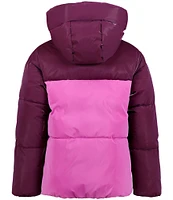 Under Armour Big Girls 7-16 Prime Volume Long Sleeve Hooded Puffer Jacket