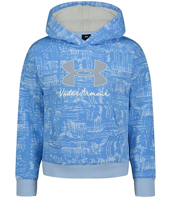 Under Armour Big Girls 7-16 Printed Logo Hoodie