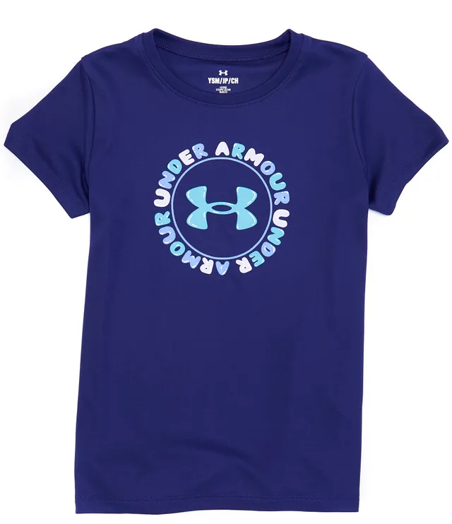 Under Armour Womens Tech Twist Graphic Wordmark Short-Sleeve Crew