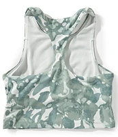Under Armour Big Girls 7-16 Sleeveless Motion Printed Crop Top