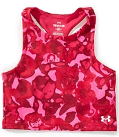 Under Armour Big Girls 7-16 Sleeveless Motion Printed Crop Top