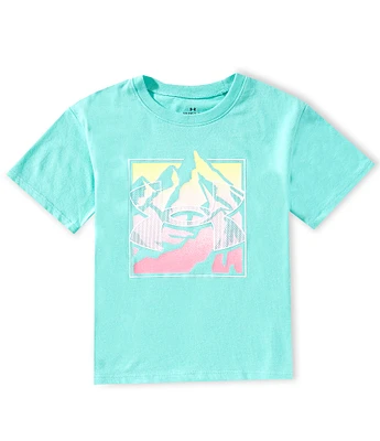 Under Armour Big Girls 7-16 Summit Square Short Sleeve T-Shirt